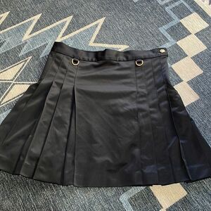 Mastermind femme A-Girls Black pleated mini skirt